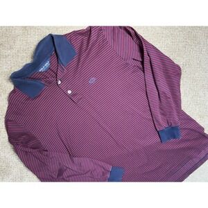 Polo Ralph Lauren Polo Golf Men's Large Long Sleeve Rugby Like Striped Shirt